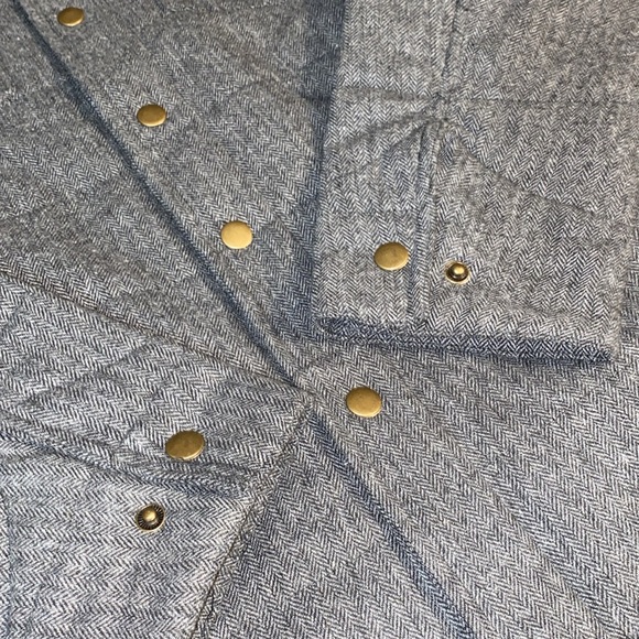 BILLY REID THEO GRAY WOOL INSULATED SHIRT JACKET - Picture 6 of 13